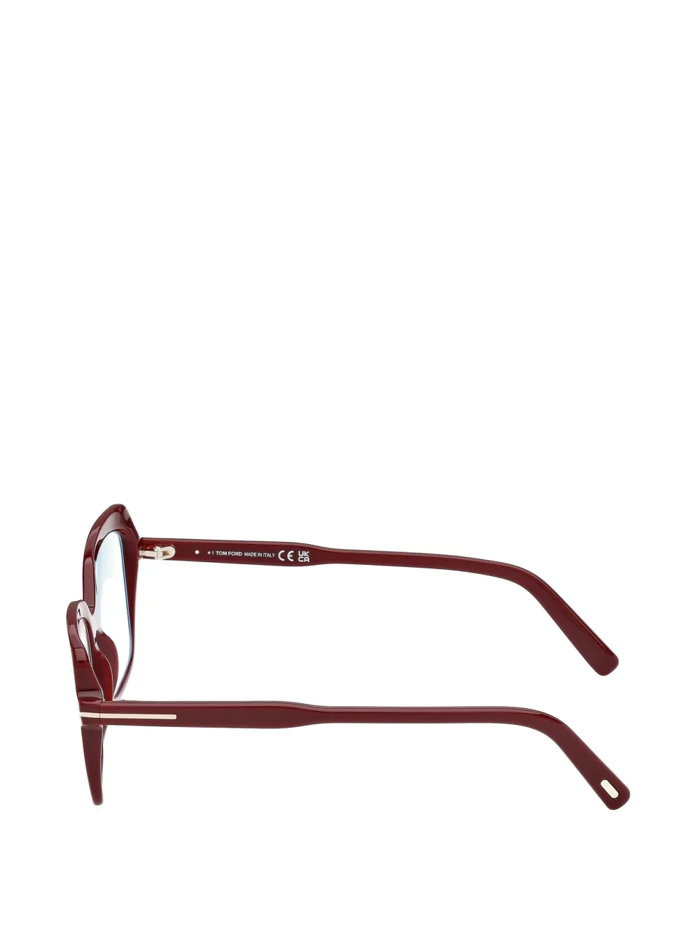 TOM FORD Eyewear Bril met vierkant montuur Rood