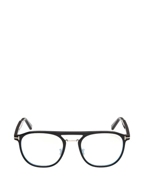 TOM FORD Eyewear double-bridge pilot-frame glasses