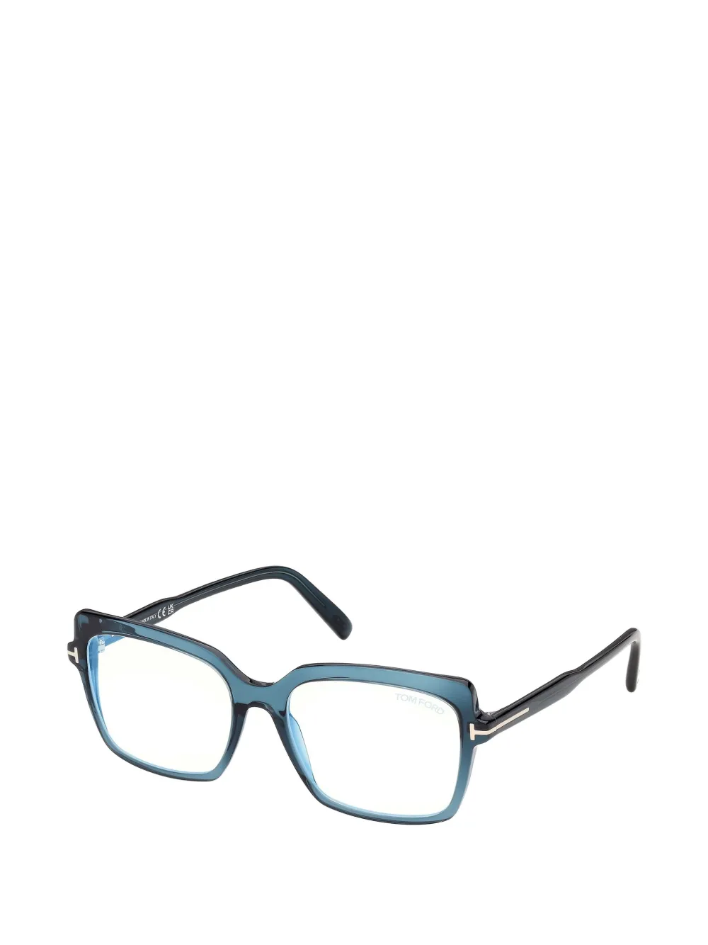 TOM FORD Eyewear Bril met vierkant montuur Zwart