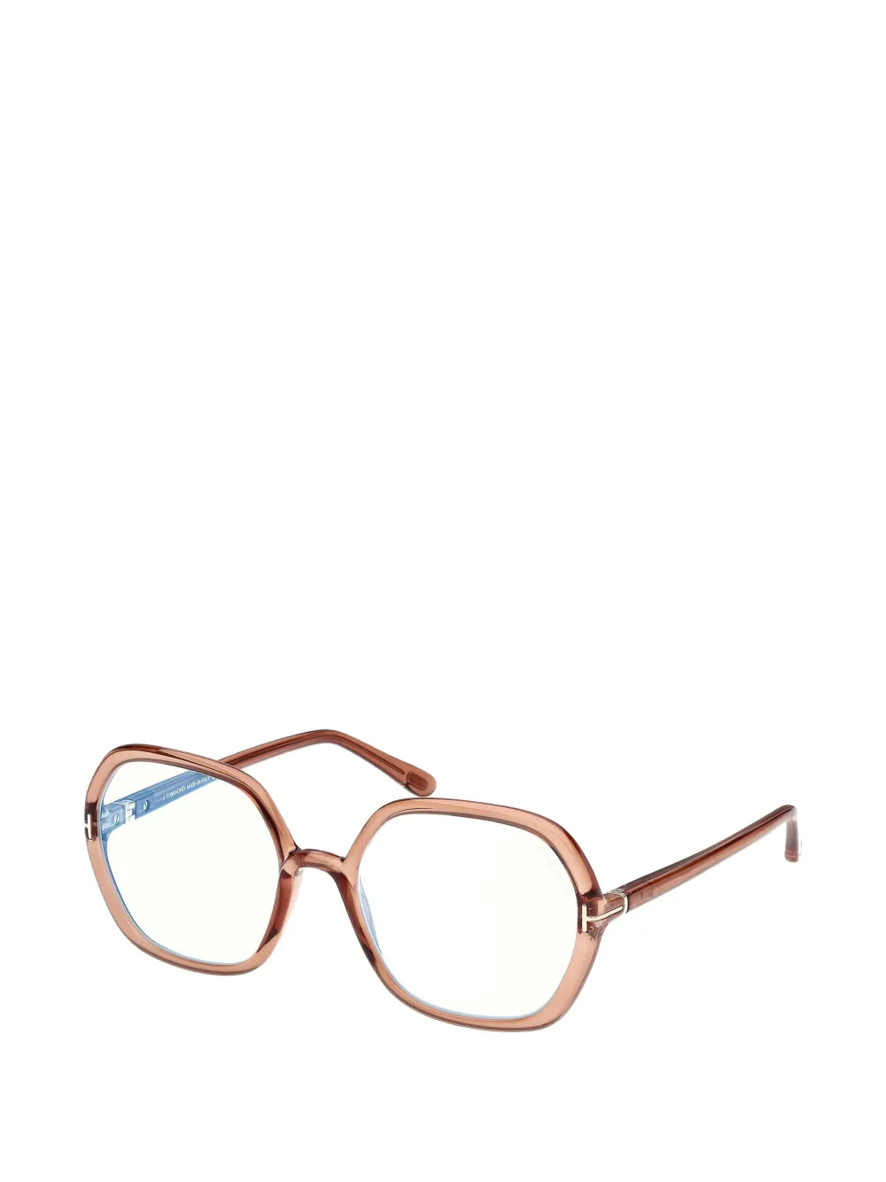 TOM FORD Eyewear Bril met geometrisch montuur Roze