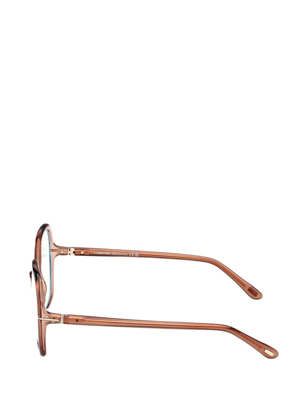 TOM FORD Eyewear Bril met geometrisch montuur Roze
