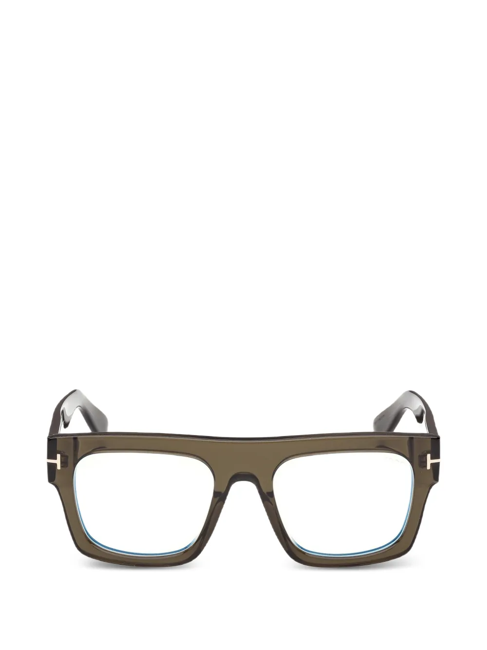 TOM FORD Eyewear square-frame glasses - Marrone