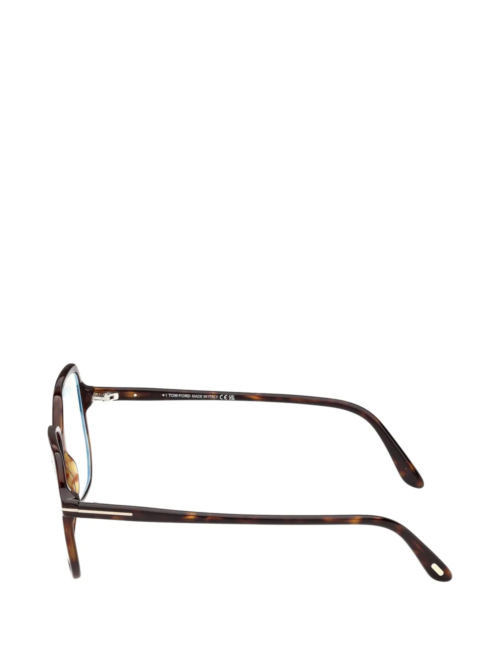TOM FORD Eyewear Bril met vierkant montuur Bruin