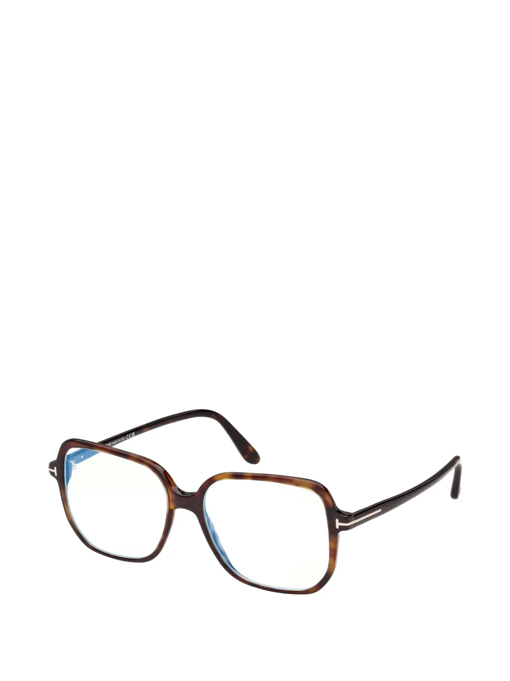 TOM FORD Eyewear Bril met vierkant montuur Bruin