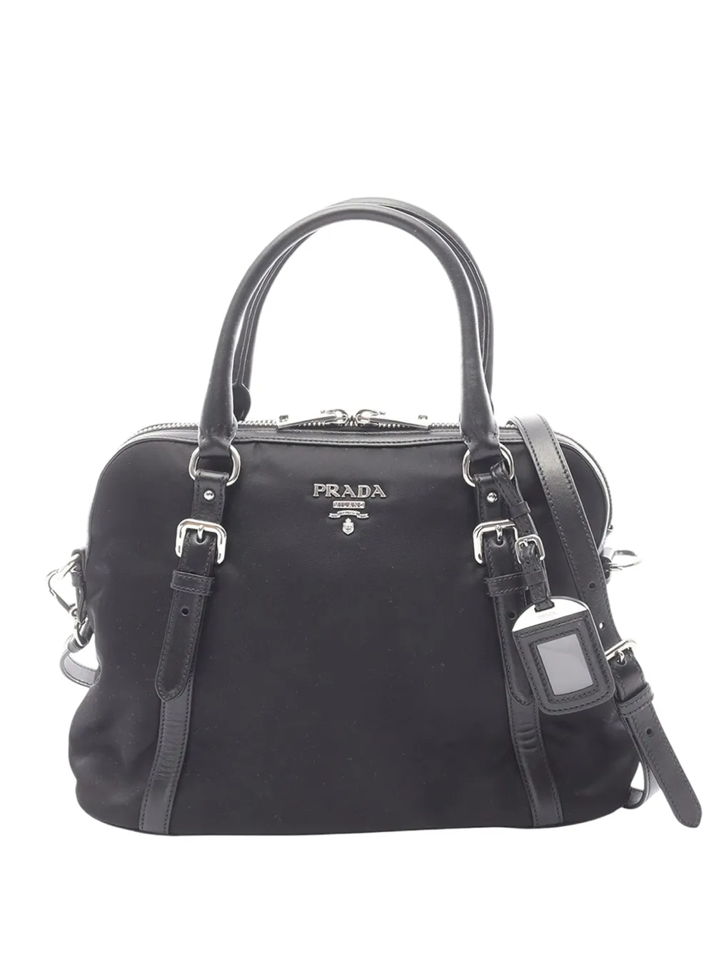 Prada Pre-Owned 2010-2026 Tessuto 3 Way Bag satchel - Black