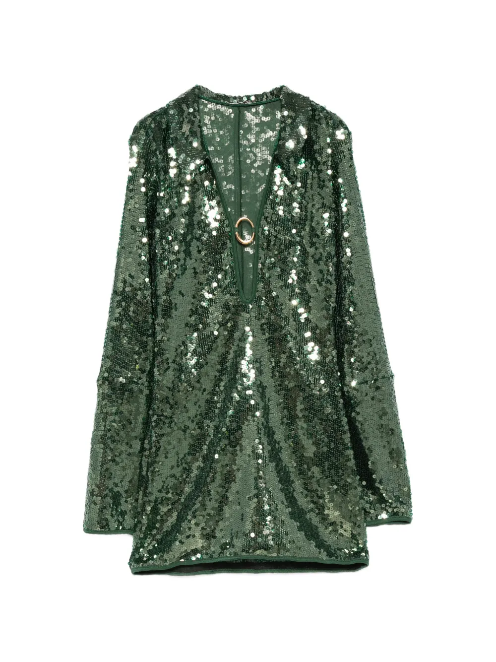 Oséree Marilyn sequin-embellished mini dress - Verde