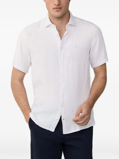 Hackett London logo-embroidered short-sleeve shirt