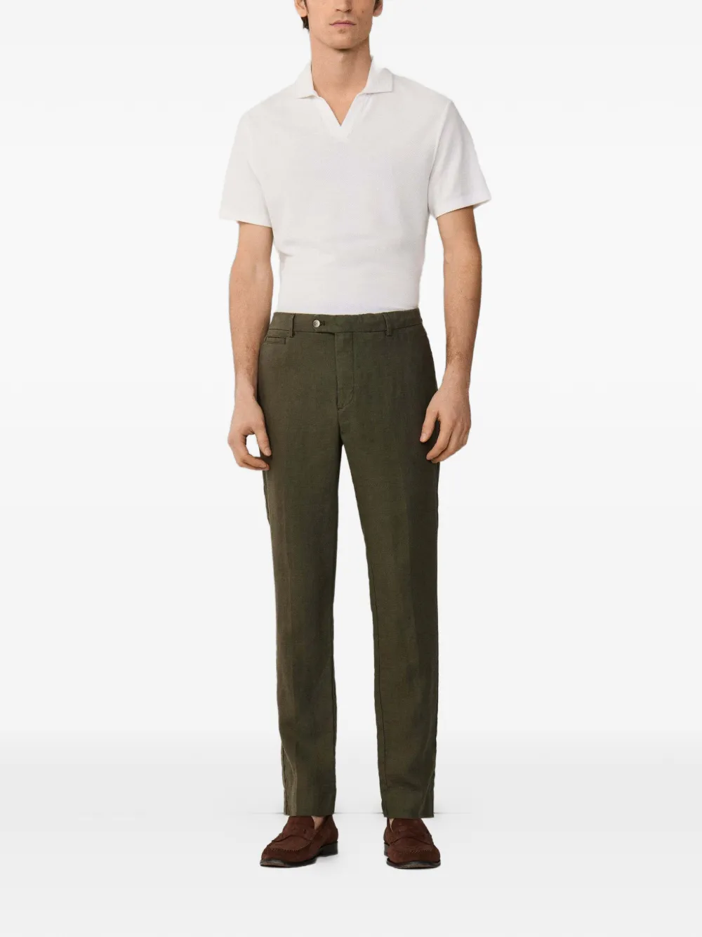 Hackett London Kensington slim-fit chino Groen