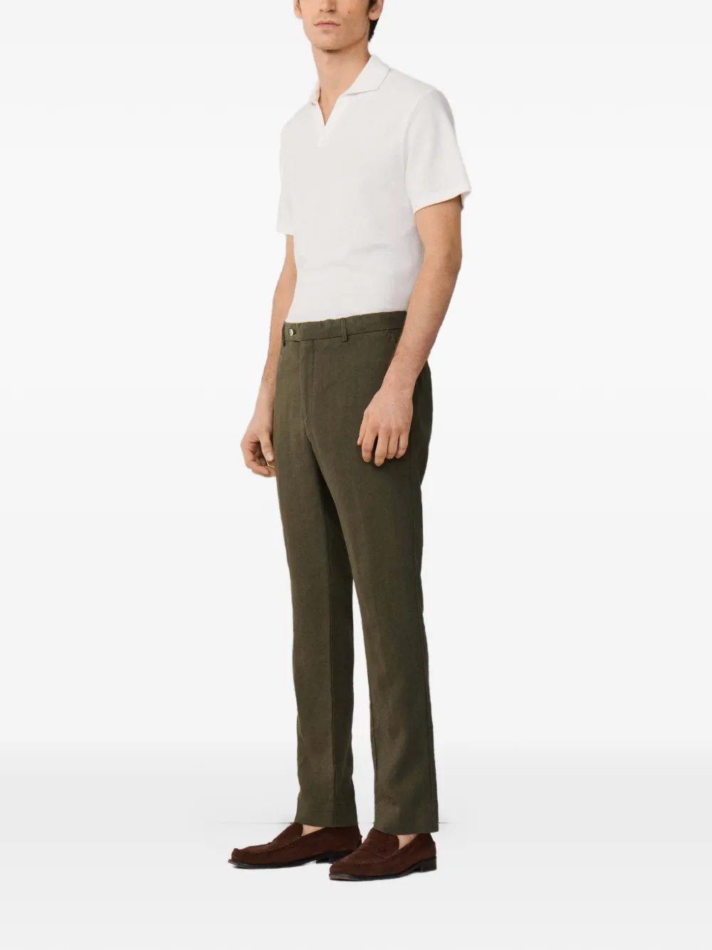 Hackett London Kensington slim-fit chino Groen