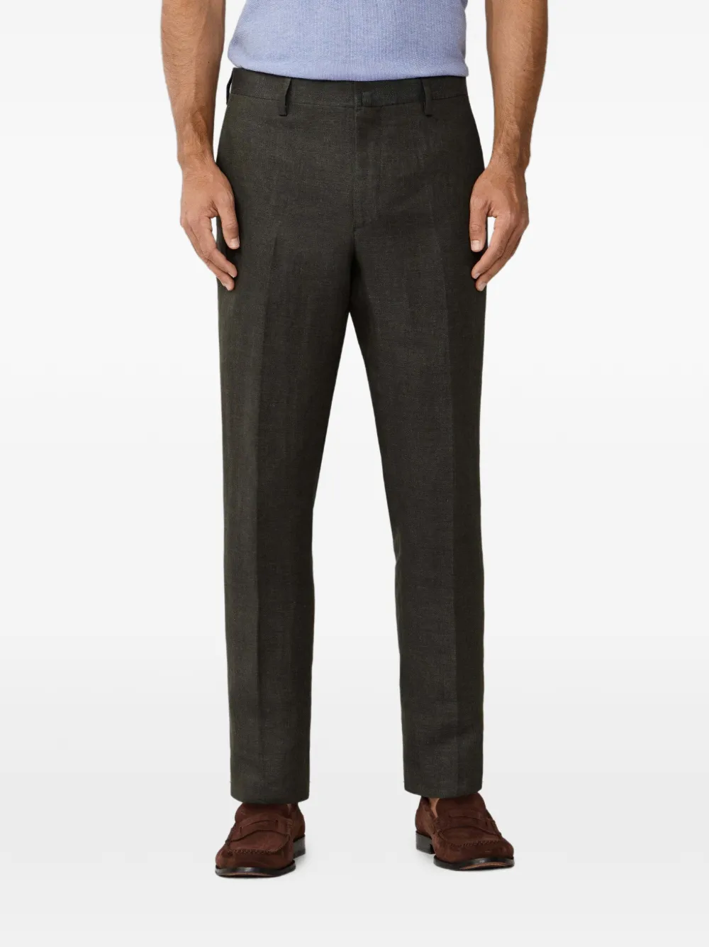 Hackett Tailored Trousers In Green