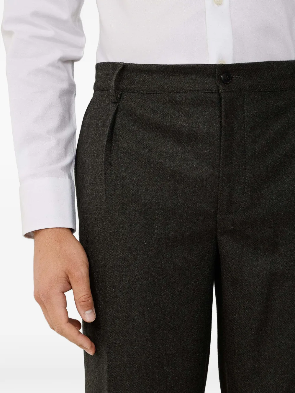 Hackett London Kensington slim-fit broek Groen