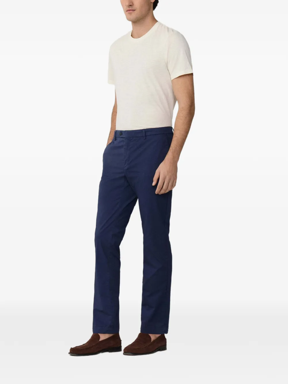 Hackett London Kensington slim-fit chino Blauw