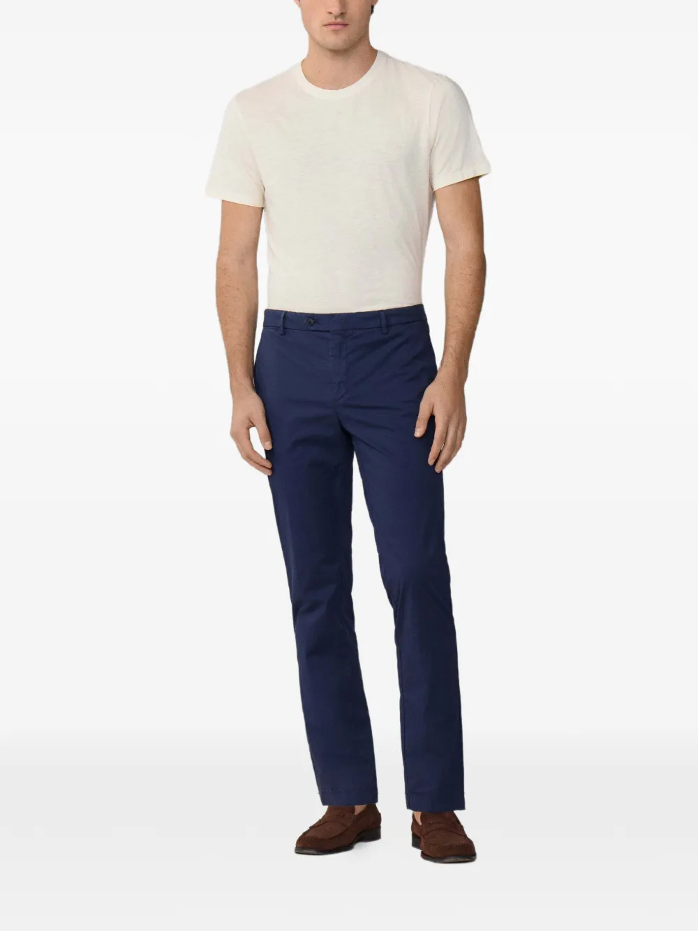 Hackett London Kensington slim-fit chino Blauw