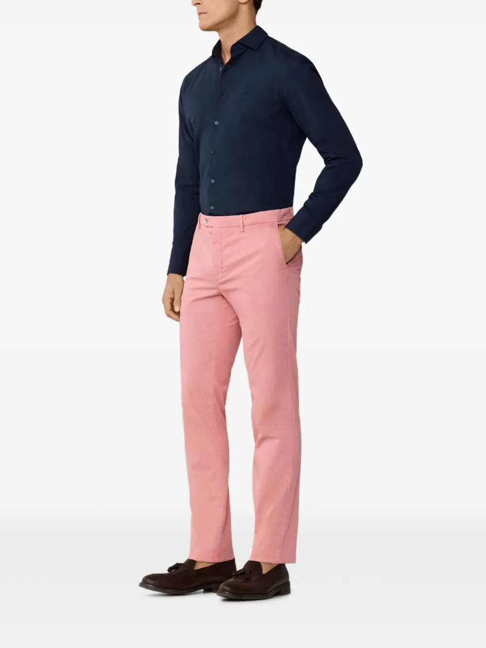 Hackett London Slim-fit chino Roze