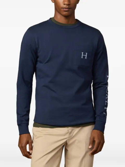 Hackett London Heritage Peaks logo-print T-shirt