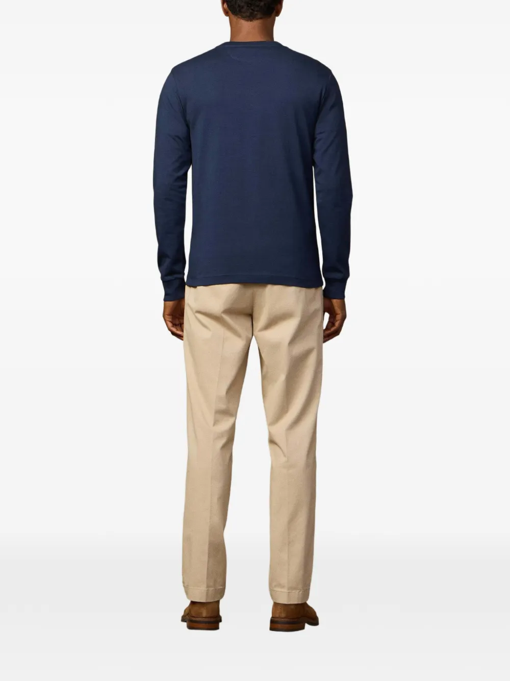 Hackett London Heritage Peaks T-shirt met logoprint Blauw