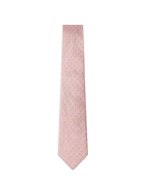 Hackett London Mayfair Dot silk tie