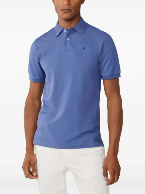 Hackett London logo-embroidered slim-fit polo shirt