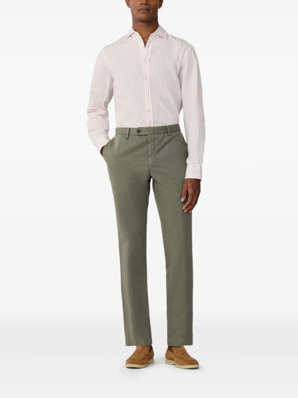 Hackett London Kensington slim-fit chino Groen