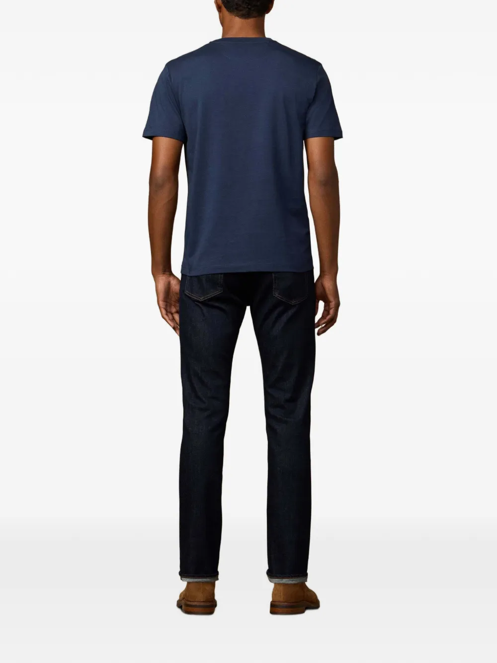 Hackett Badge-patch T-shirt In Black