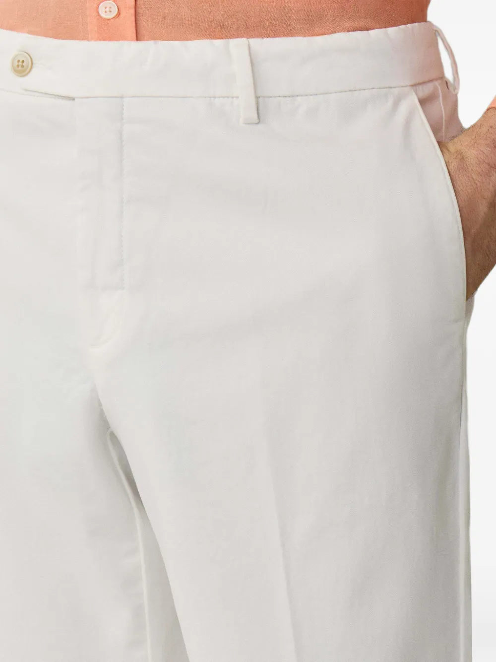 Hackett London Kensington slim-fit chino Wit