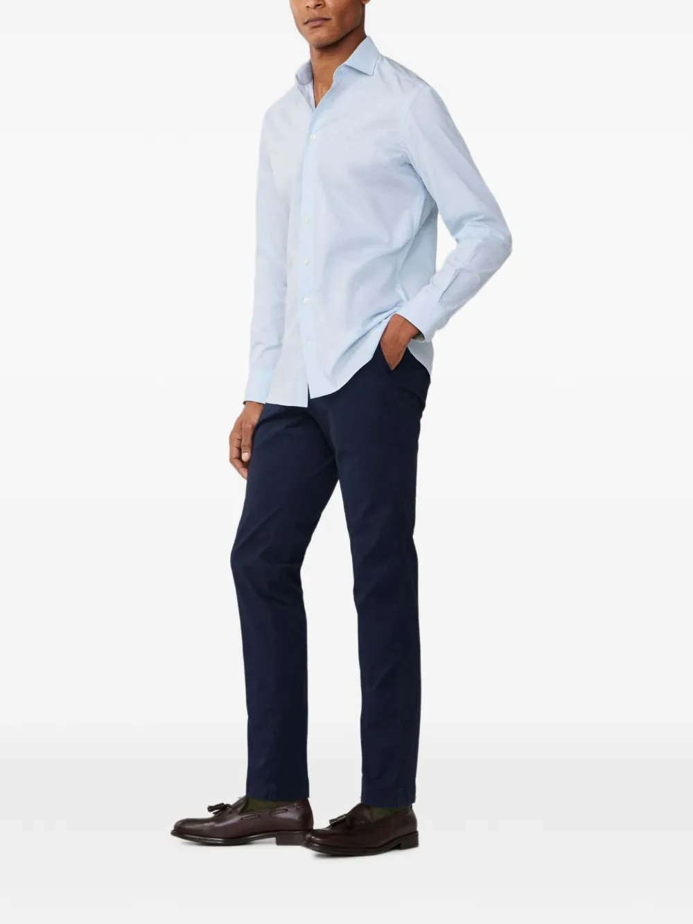 Hackett Garment-dyed Chinos In Multi