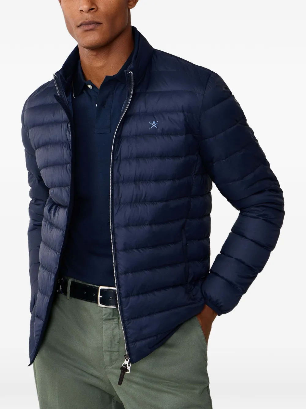 Hackett Quilted-down Jacket In Multi