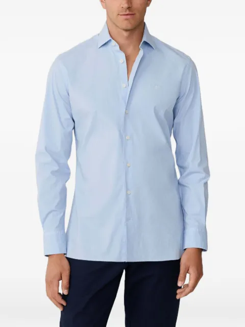 Hackett London cutaway-collar poplin shirt