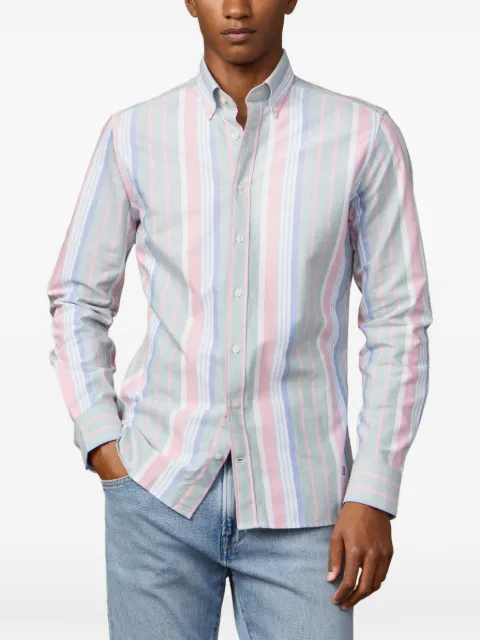 Hackett London striped Oxford shirt