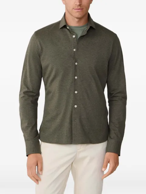 Hackett London chemise en piqué à col Kent