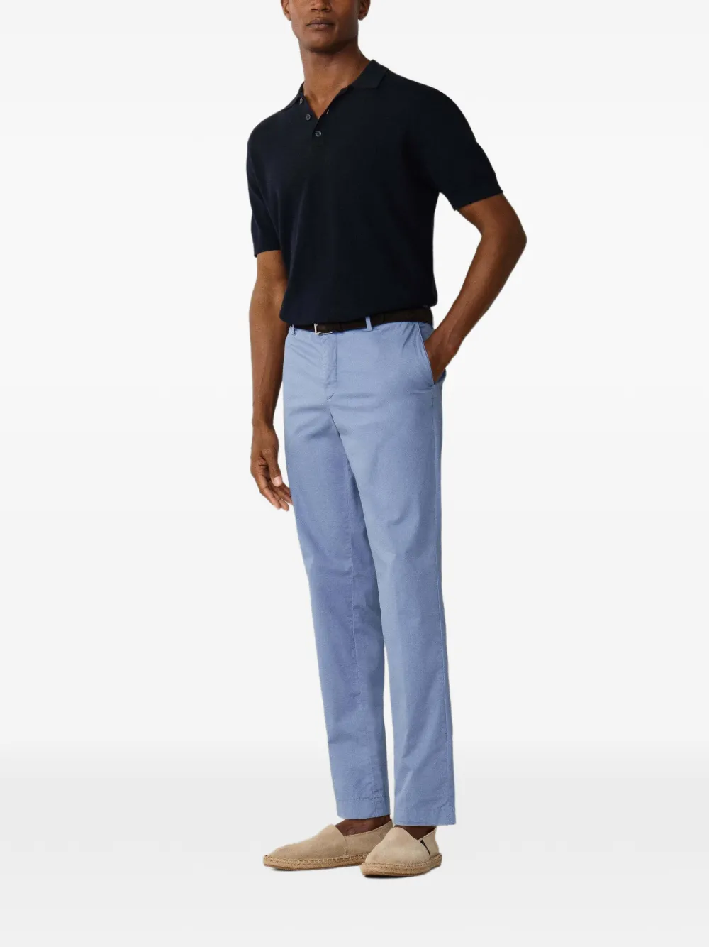 Hackett London Kensington slim-fit chino Blauw