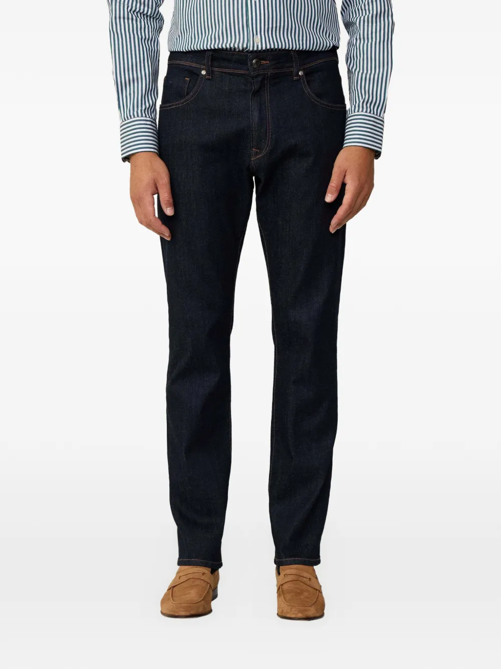 Hackett Straight-leg Jeans In Blue