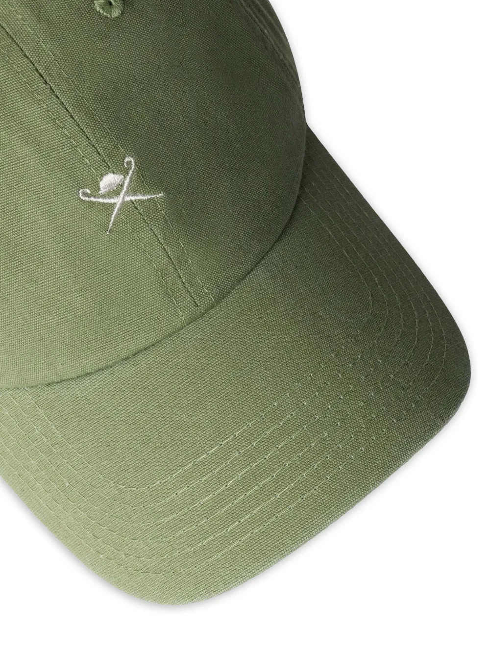 Hackett Washed Brolly Embroidered Cap In Green