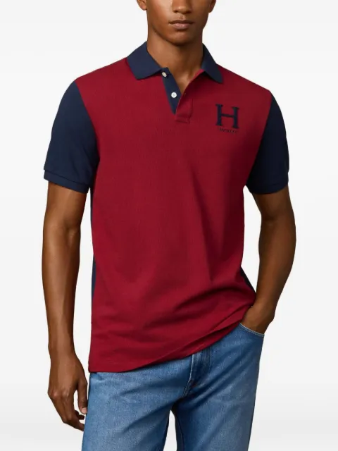 Hackett London logo-embroidered polo shirt