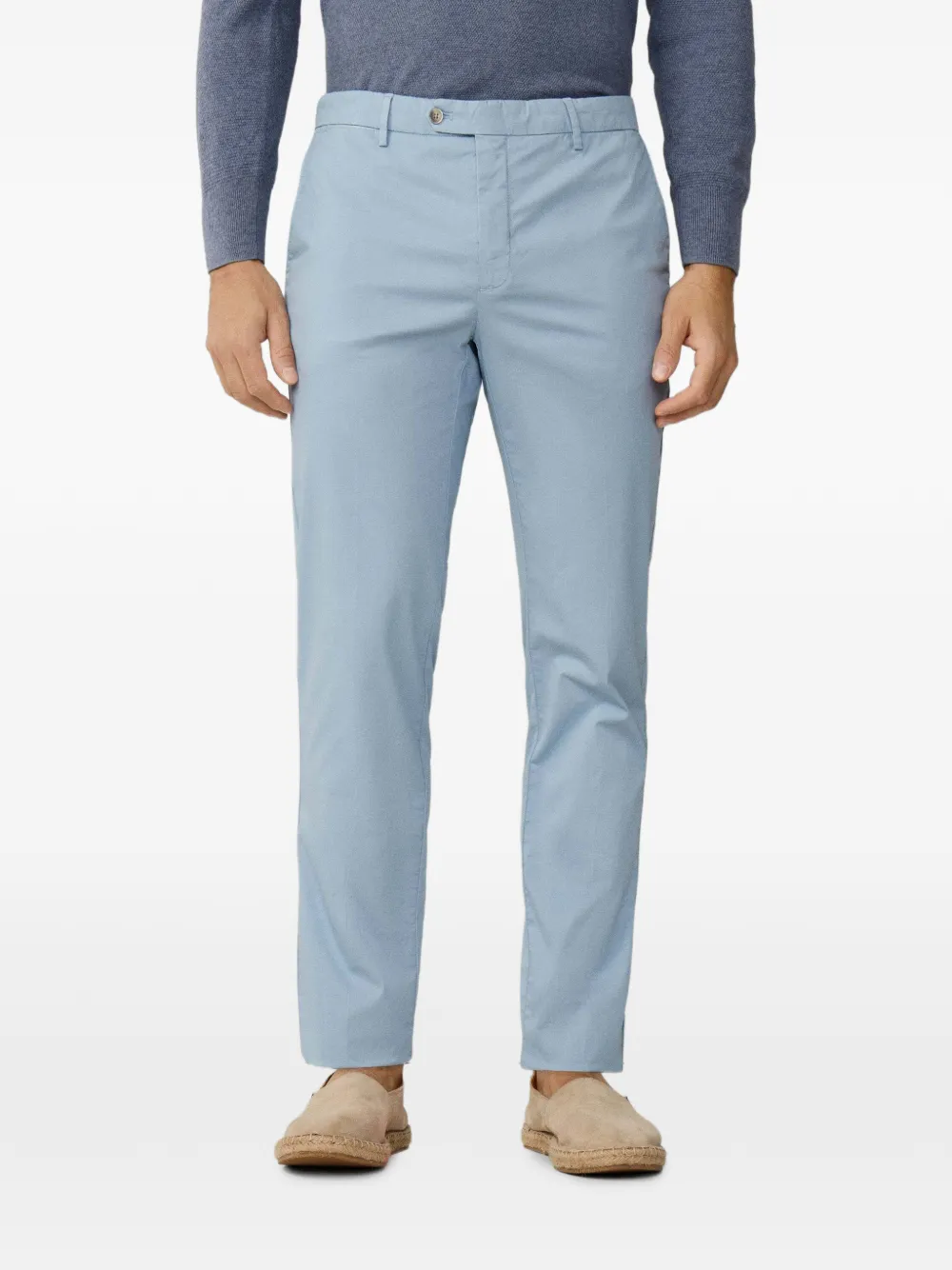 Hackett London Kensington Hose mit schmalem Schnitt - Blau