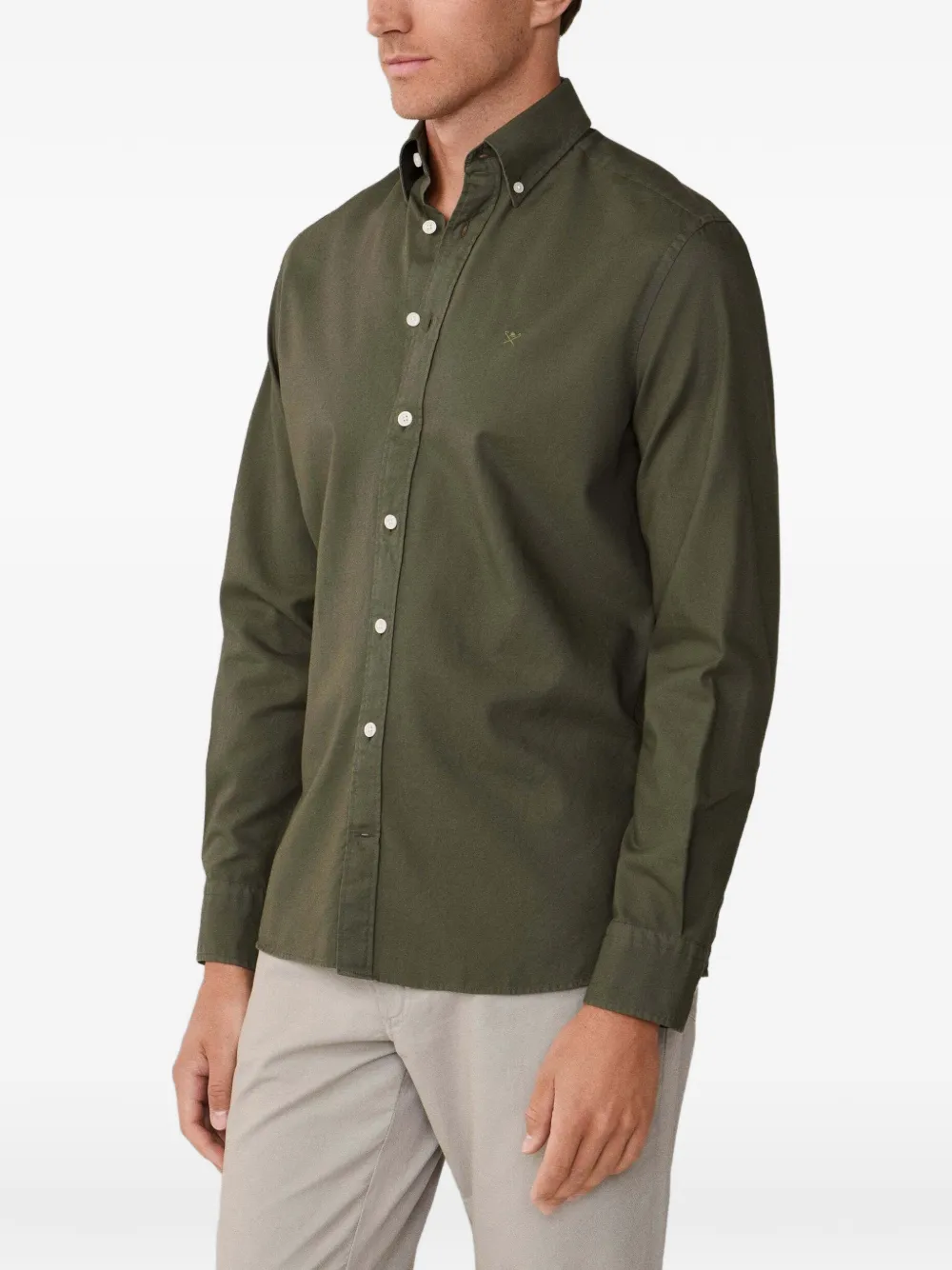 Hackett London Button-down overhemd Groen