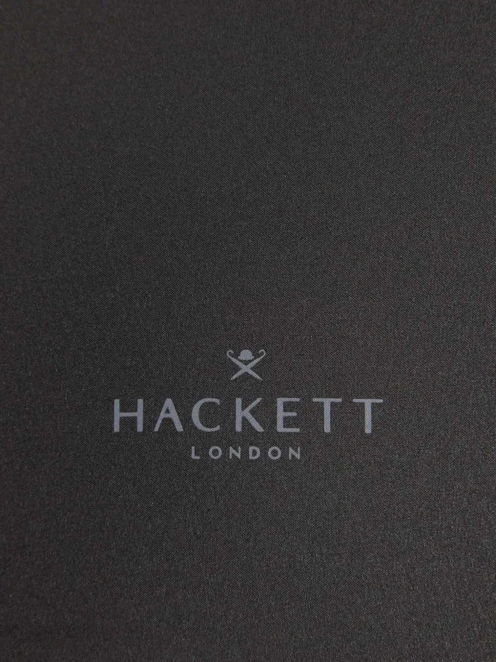 Hackett London Paraplu met houten handgreep Zwart