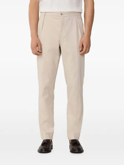 Hackett London Sloane tapered tricotine trousers