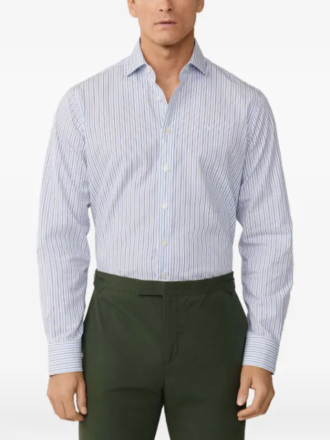 Hackett London regimental-stripe shirt