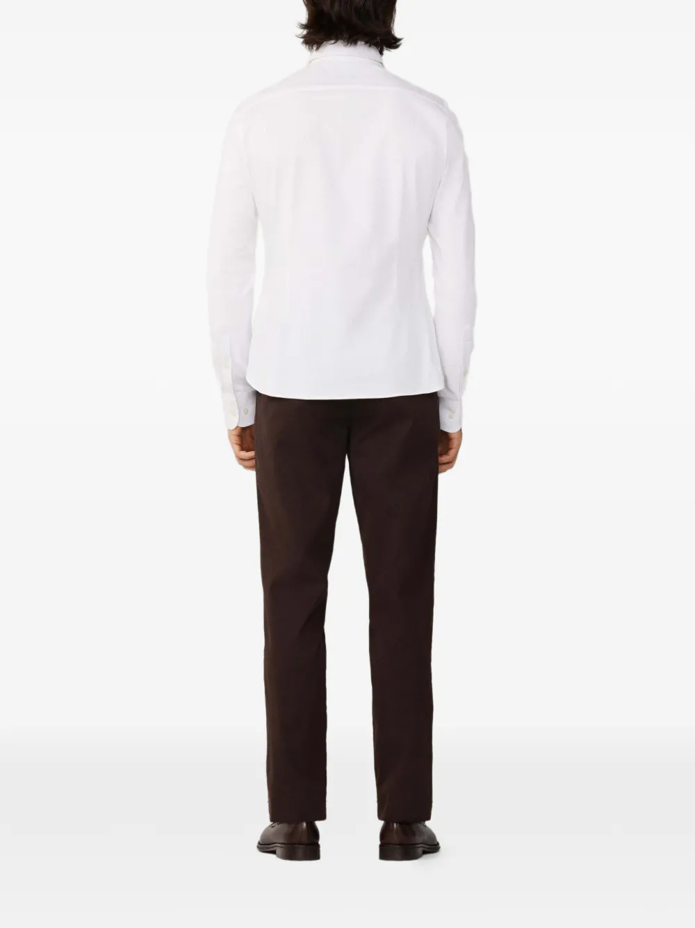 Hackett London Overhemd met knopen Wit