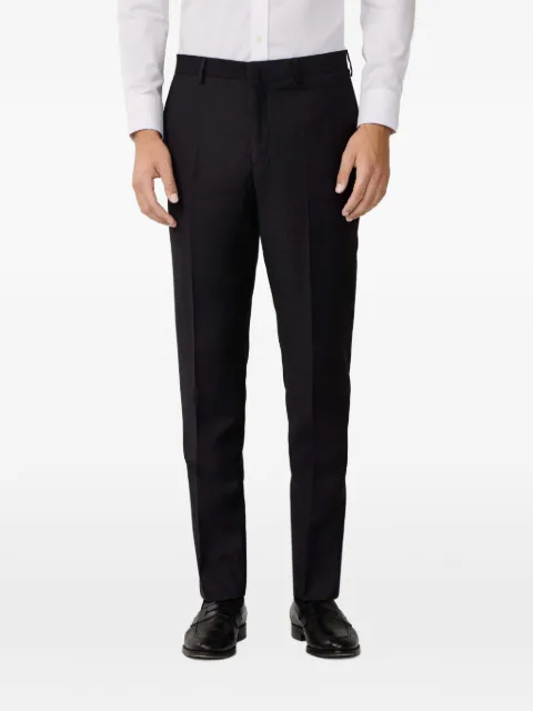Hackett London pressed-crease tailored trousers