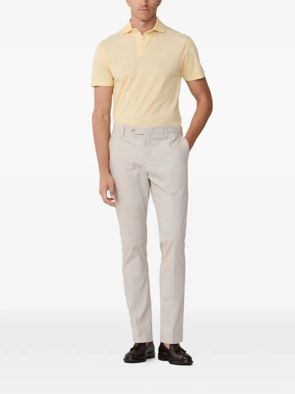 Hackett London Kensington broek Beige