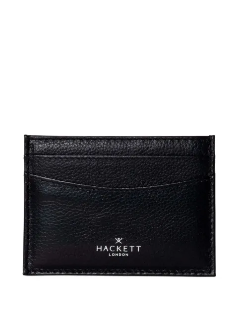 Hackett London pebbled leather card holder
