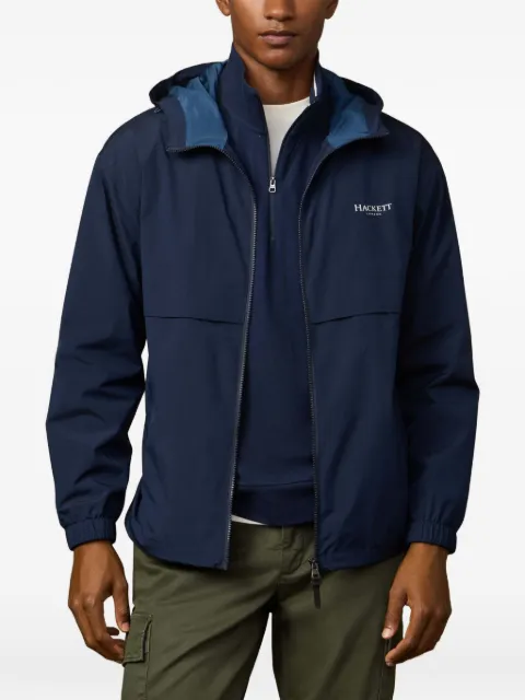 Hackett London Heritage zip-fastening hooded
