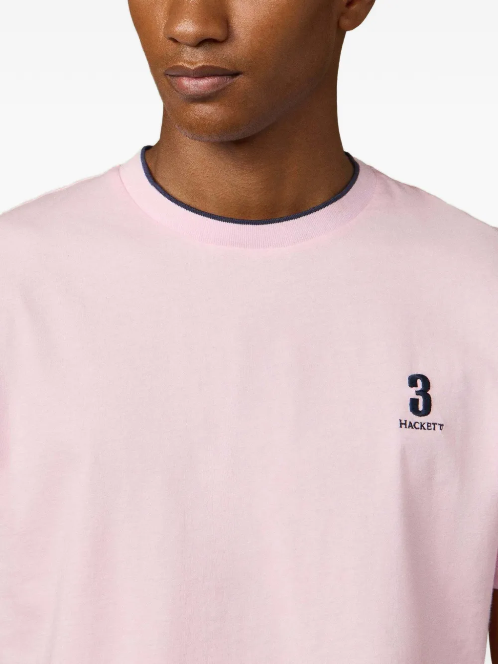 Hackett Logo-embroidered T-shirt In Multi
