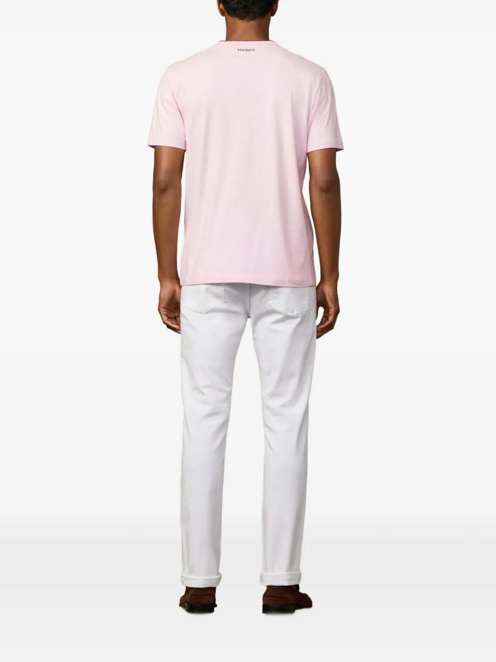 Hackett Logo-embroidered T-shirt In Multi