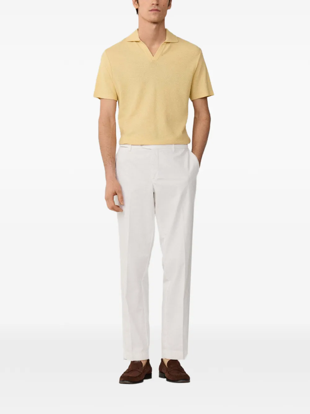 Hackett Tailored-fit Chinos In Multi