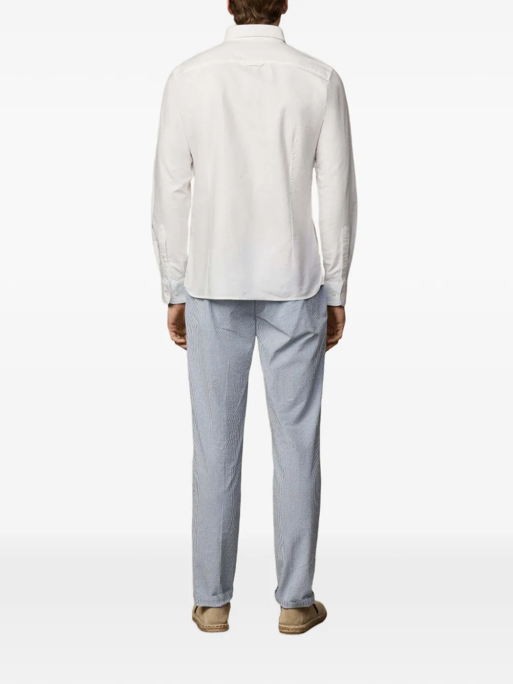 Hackett London Heritage Oxford overhemd met knopen Wit