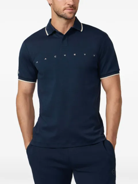 Hackett logo-print short-sleeve polo shirt