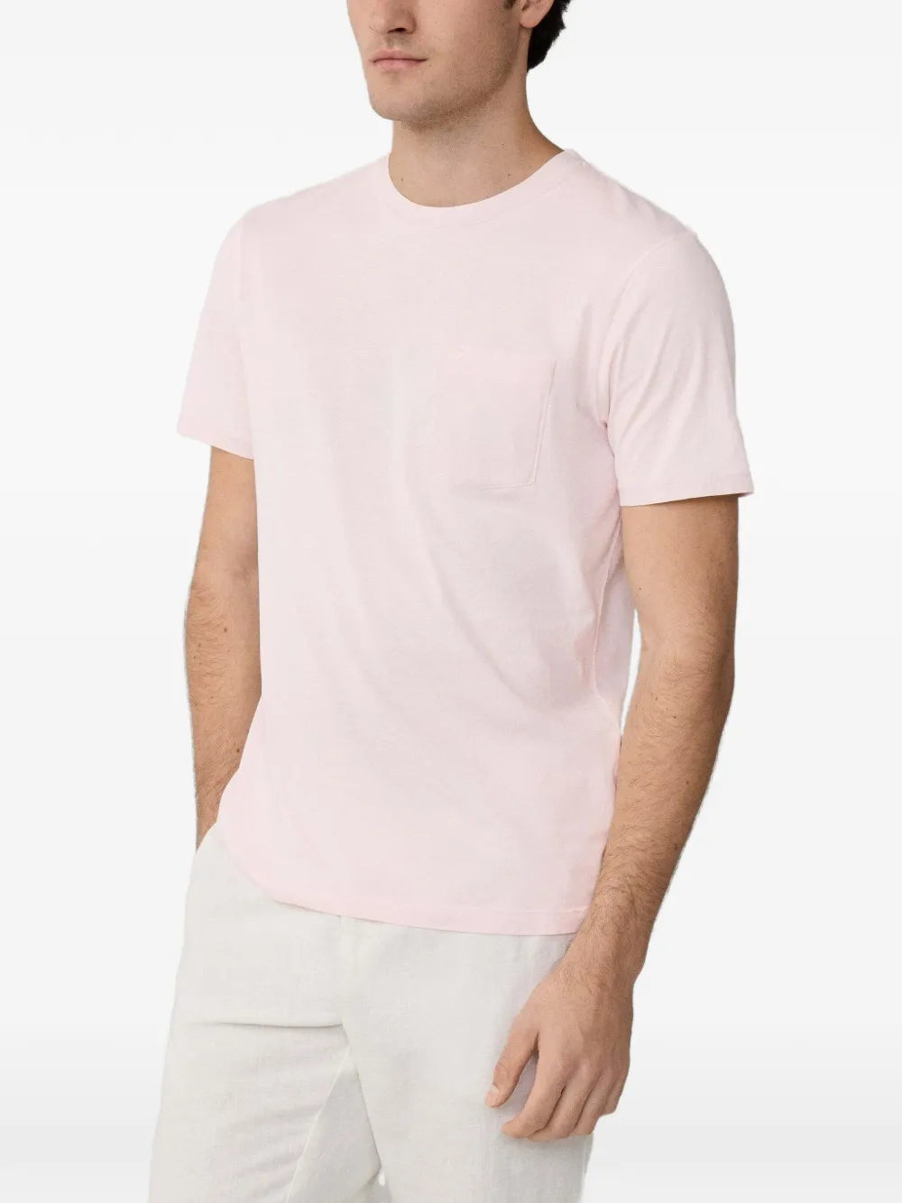 Hackett Chest-pocket T-shirt In Pink